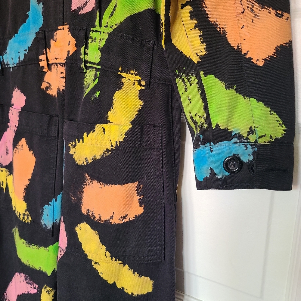 NWOT Limited Edition Paint Stroke Everyday Jumpsuit - Picture 6 of 8